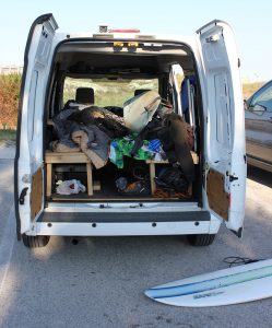 Tyler's Van at Anastasia island State Park